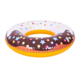 Kółko basenowe donut SUNCLUB brązowe
