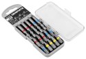 Zestaw bitów PH2x2, PH3, PZ2x2 x 50 mm, PH1/2/3, PZ1/2/3, TX10/20/25/30 x 25 mm, 15 szt.