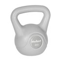 Kettlebell bitumiczny 4 kg szary REBEL ACTIVE