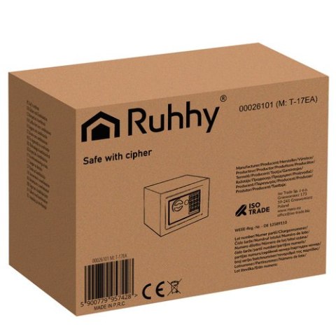 Sejf z szyfrem Ruhhy 26101