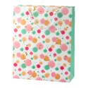 Torba Prezentowa Kropki Akwarelowe Pastelowe 32 × 26 × 10 cm