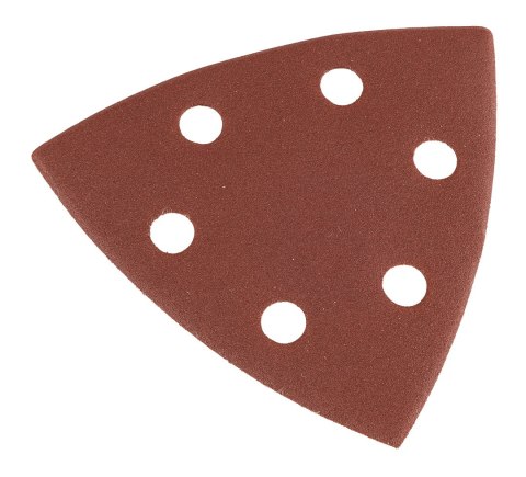 Papiery ścierne delta na rzep 93 x 93 mm, P100, 5 szt., z 6 otworami