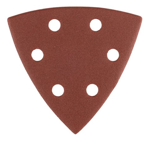 Papiery ścierne delta na rzep 93 x 93 mm, P220, 5 szt., z 6 otworami