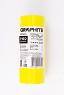 Papier ścierny żółty w rolce 2,5 m x 115 mm, P150