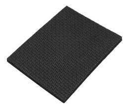 Podkładka z pianki samoprzylepna, czarna 80 x 100 mm, 1 szt.