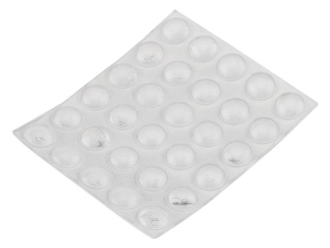 Podkładki silikonowe samoprzylepne 8mm, 30 szt.