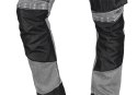 Spodnie robocze DENIM, wzmocnienia Oxford, szare, rozmiar L