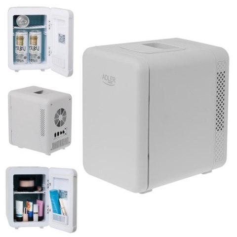 AD 8084 grey Mini lodówka 4l | chłodzenie i podgrzewanie | do domu i samochodu | system peltiera