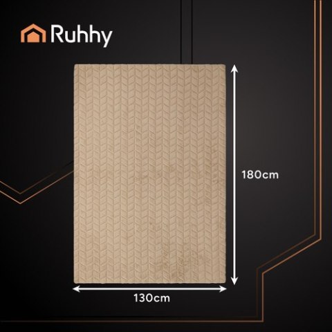 Mata- koc elektryczny 180x130cm beżowy Ruhhy 26224
