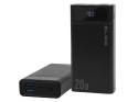 81-147# Power bank 20000mah qc+pd 20w + lightning pb20e czarny