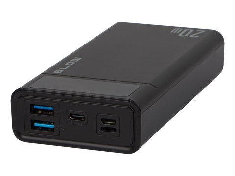 81-147# Power bank 20000mah qc+pd 20w + lightning pb20e czarny