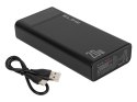 81-147# Power bank 20000mah qc+pd 20w + lightning pb20e czarny