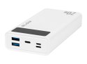 81-148# Power bank 20000mah qc+pd 20w + lightning pb20e biały