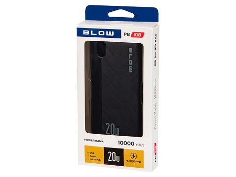 81-151# Power bank 10000mah qc 20w pb10b czarny