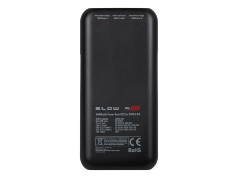 81-152# Power bank 20000mah pd 20w pb20f czarny