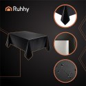 Obrus foliowy dekoracyjny czarny Ruhhy 26569