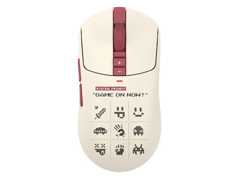Mysz A4TECH BLOODY R72 ULTRA DUO WRLS 2,4G+USB Pixels Red