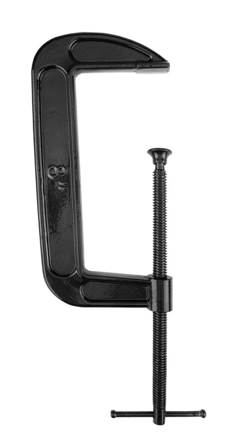 Ścisk stolarski (śrubowy), typ C (G), 200 mm (8"), żeliwny, waga 1570g