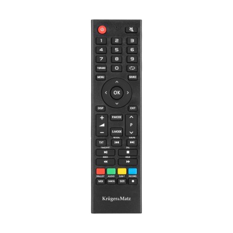 Telewizor Kruger&Matz 24" HD DVB-T2 H.265 HEVC 230/12V