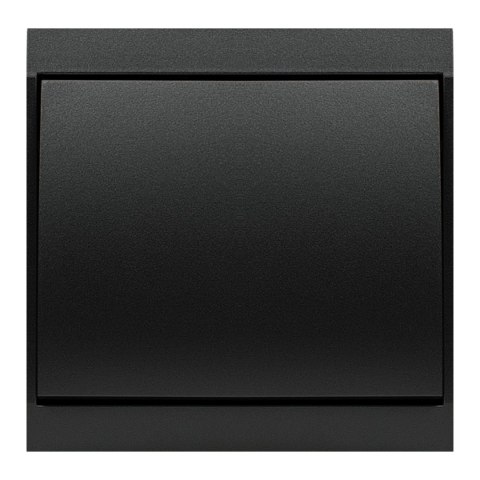 Łącznik krzyżowy p/t Luna, 10A, 250V, WP-8L, czarny