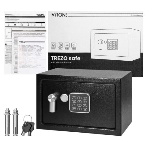 Sejf z kodem elektronicznym TREZO, średni
