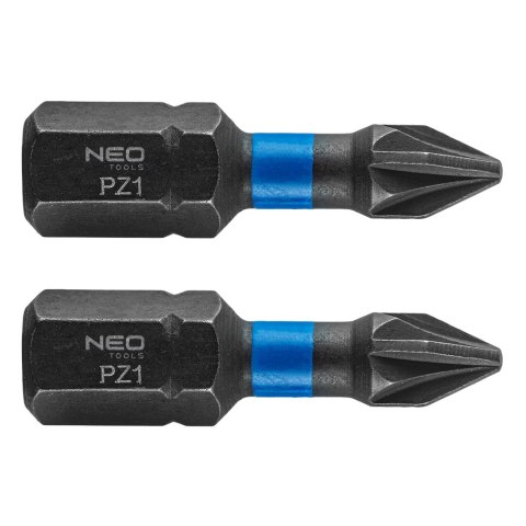 Bity udarowe PZ1 x 25 mm, 2 szt.