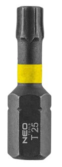 Bity udarowe TX10/15/20/25/30/40 x 25 mm, 6 szt.