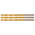 Wiertła do metalu HSS-TiN 2.5 mm, 3 szt.