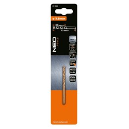 Wiertło do metalu HSS-Co, 3.5 mm