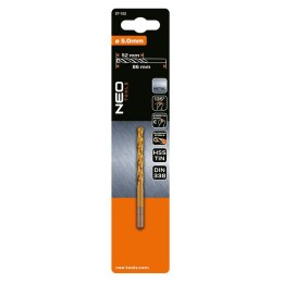 Wiertło do metalu HSS-TiN, 5.0 mm