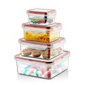Pojemnik plastikowy 2,3L KWADRAT SAVER BOX z pokrywką