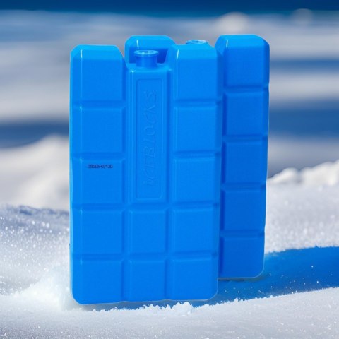 Wkład mrożący 2 x 400 ml Kamai Coolbox do lodówek turystycznych, kolor niebieski