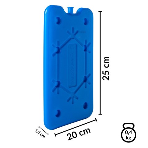 Wkład mrożący do lodówek turystycznych PŁASKI 400ml KAMAI