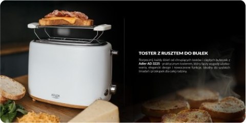AD 3225 Toster z rusztem do bułek