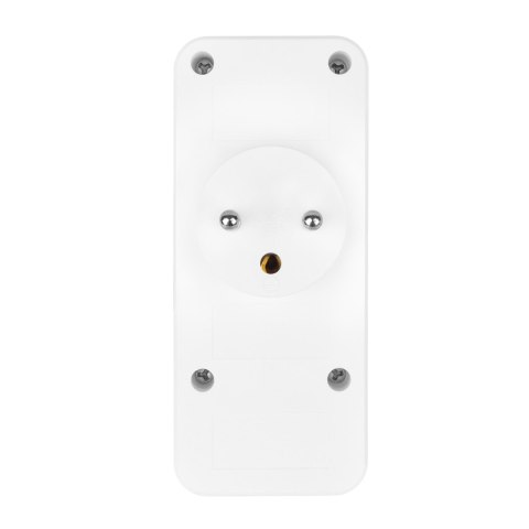 Gniazdko prądowe x3 + 4xUSB Maclean, rozgałęźnik z 3 gniazdami, 2xUSB A, 2xUSB C PD 20W, 1x16A + 2x6A, MCE248 F/W