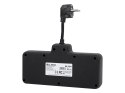 98-313# Rozgałęźnik ps-310 3-gniazda+2xusb+2xusb-c 0.1m czarny 3x1mm przedłużacz