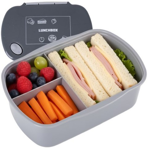 Śniadaniówka/lunchbox 800ml szary Ruhhy 26169