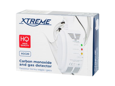 50-632# Detektor czujnik czadu i gazu xgc20 230v