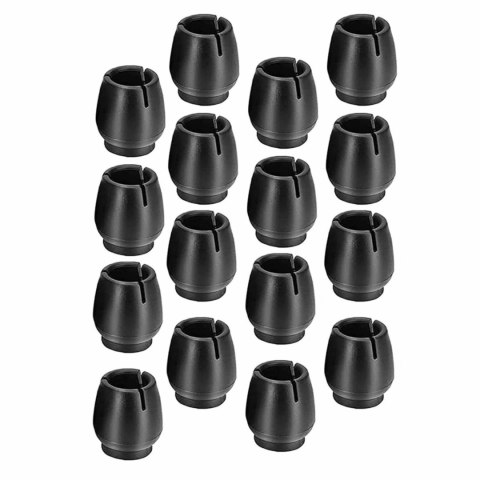 AG562K Nakładki nogi 16szt 25-29mm czarne