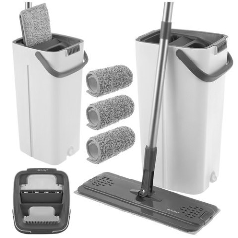Mop dwukomorowy 8,5L z nakładkami Ruhhy 27231