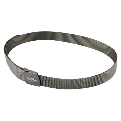 Pasek do spodni, metal free, szary, długość 130 cm