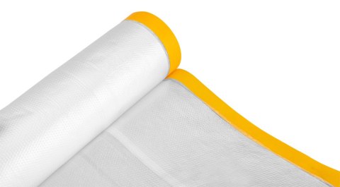 Folia malarska 1,5 m x 15 m z taśmą o szerokość 1,5 cm