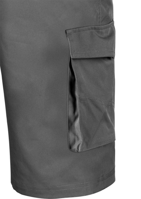 Krótkie spodenki Mix&Match 2way stretch, grafitowe, rozmiar XS