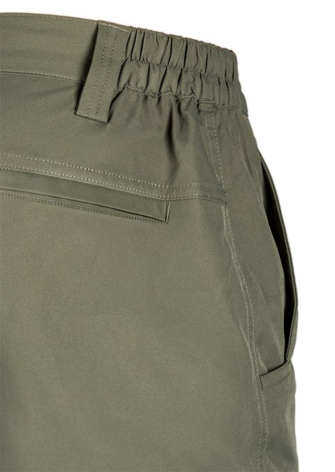 Krótkie spodenki Mix&Match 2way stretch, zielone, rozmiar XS
