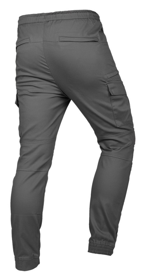 Spodnie robocze OUTDOOR, typu jogger, szare, rozmiar S