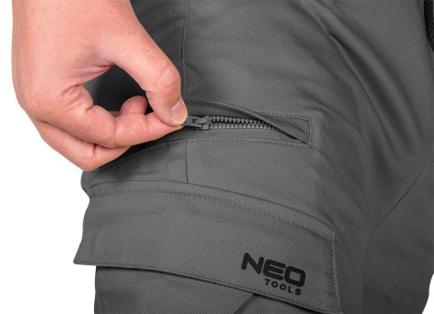 Spodnie robocze OUTDOOR, typu jogger, szare, rozmiar S