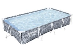Basen Stelażowy Prostokątny Szary 366 x 201 x 66 cm Bestway 561FV