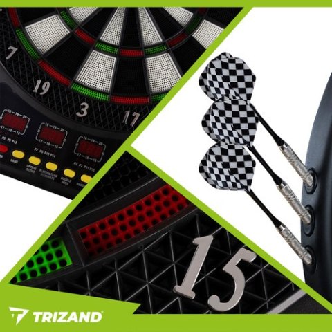 Tarcza elektroniczna do gry w dart Trizand 26307
