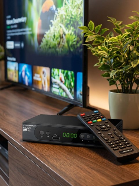EV106R Esperanza tuner/dekoder cyfrowy dvb-t2 h.265/hevc ev106r