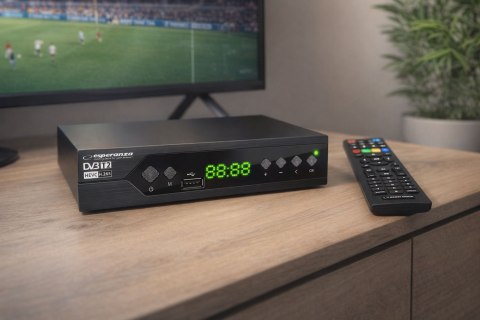 EV107R Esperanza tuner/dekoder cyfrowy dvb-t2 h.265/hevc ev107r